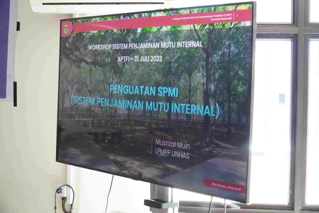 Workshop Sistem Penjaminan Mutu Internal dan Implementasinya di Perguruan Tinggi Farmasi
