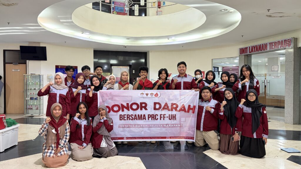 UKM Pharmacy Rescue Community Farmasi Unhas Gelar Aksi Donor Darah Peduli Sesama